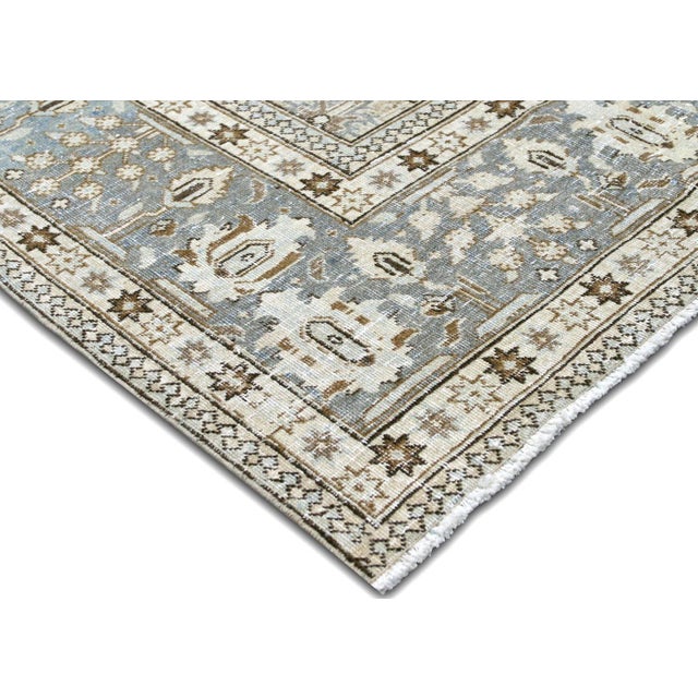 Transitional 1940s Persian Tabriz Rug For Sale - Image 3 of 6