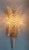1970s Clear Murano Glass Mid Century Modern Sconces - A Pair For Sale In Dallas - Image 6 of 12