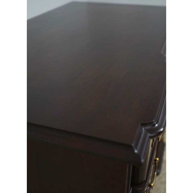 Ethan Allen Cherry Block Front Bachelor's Chest For Sale - Image 12 of 18