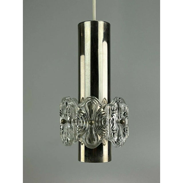 Mid-Century Space Age Glass Ceiling Pendant Lamp For Sale - Image 11 of 12