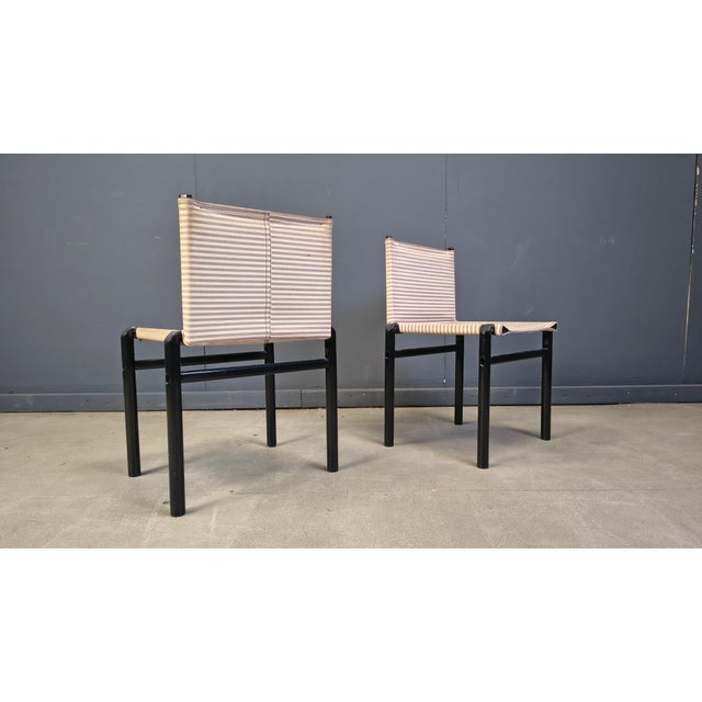 Mastro Dining Chairs by Afra & Tobia Scarpa for Molteni, 1980s, Set of 6 For Sale - Image 16 of 18