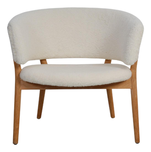Vintage Model 83 Chair in Sheep Skin by Nanna Ditzel, 2000s