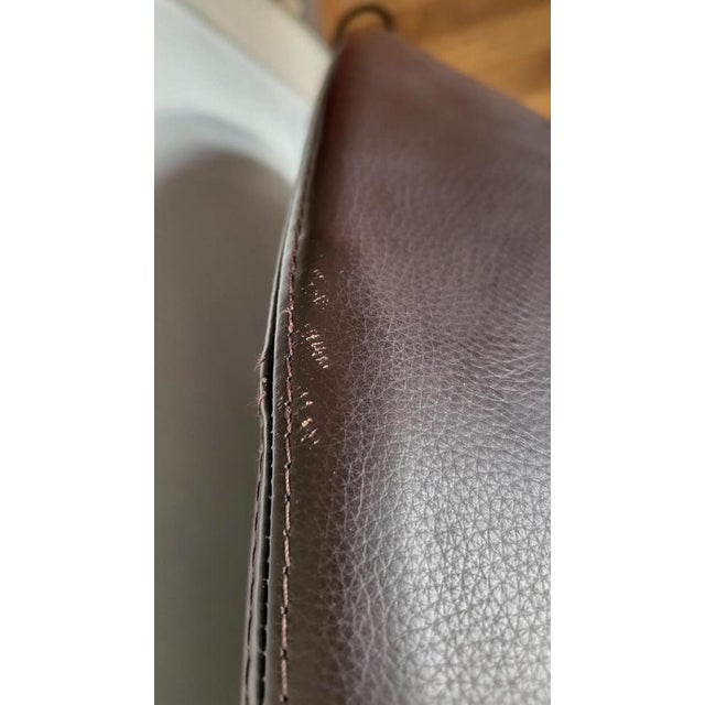 Brown Armchair in Leather by Christophe Pillet for Zanotta For Sale - Image 8 of 16