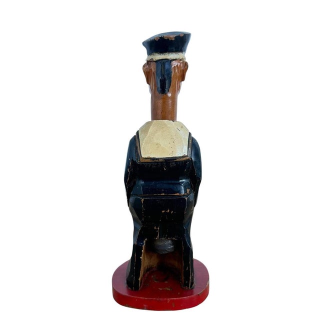 Antique Wooden Sailor Nutcracker, 1890s For Sale - Image 5 of 13
