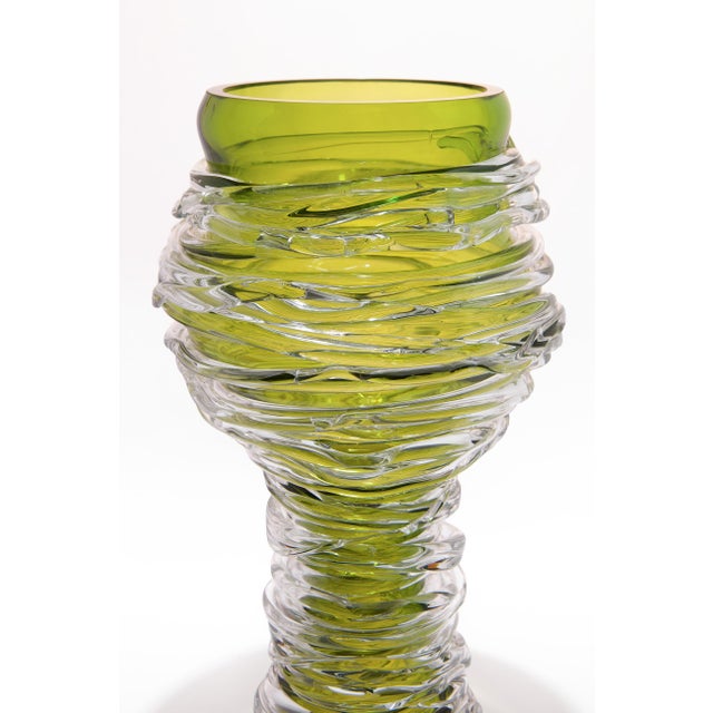 A 'Candied Sugar' vase, created by artist Sem Schanzer in the 1990s as part of the artists' collective, l'Anverre. The...