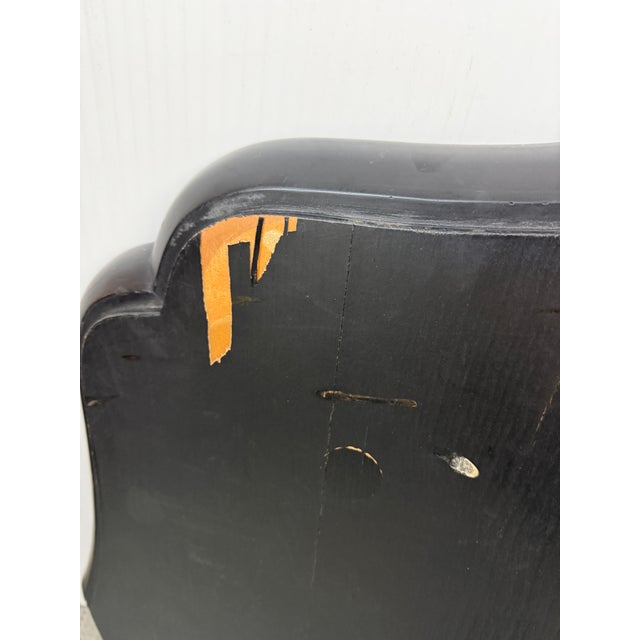 Ornamental & Decorative Materials Antique English Regency Floral Painted Tray Table For Sale - Image 7 of 12