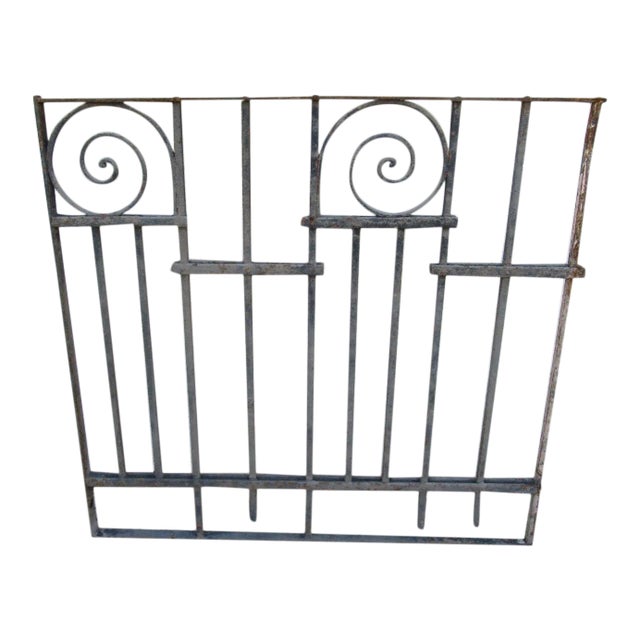 Antique Victorian Iron Gate For Sale