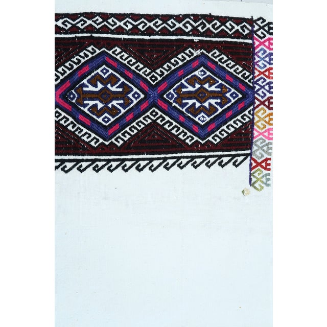 Vintage Turkish Kilim Rug Runner For Sale - Image 6 of 13