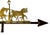 American 1940s Iron Weathervane Top With a “Coach and Horses” Theme For Sale - Image 4 of 7