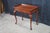Vintage Queen Anne Style Mahogany Serpentine Gallery Tea Candle Tray Table 30" For Sale - Image 10 of 14