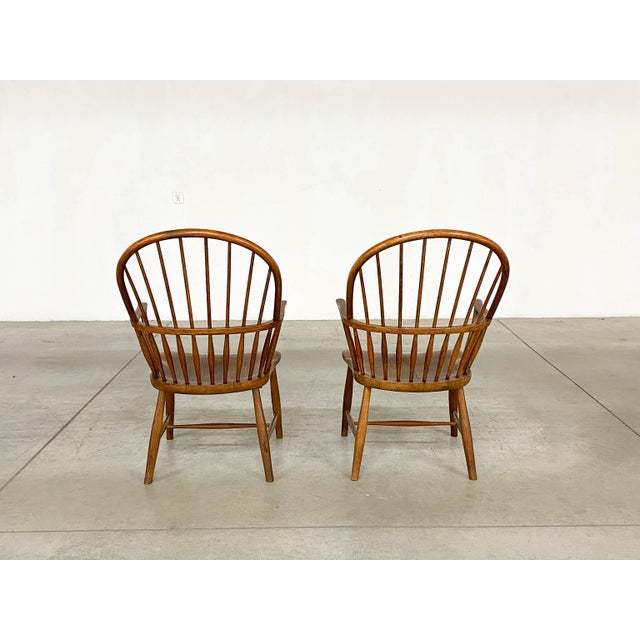 Carl Hansen & Søn CH18A Dining Chairs by Frits Henningsen for Carl Hansen & Son, Set of 2 For Sale - Image 4 of 18