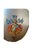 Pair of Vintage Italian Hand-Painted Renaissance Style Table Lamps With Heraldic Motifs For Sale - Image 10 of 16
