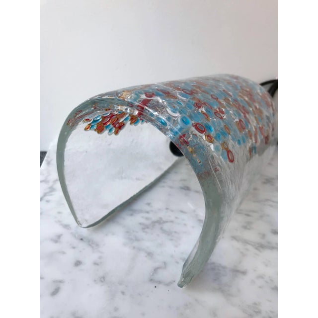 Glass Lamps Art Glass by Barbini Murano, Italy, 1980s - a Pair For Sale - Image 7 of 12