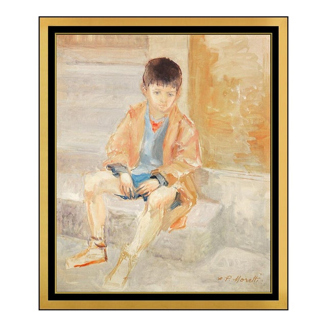 Mid 20th Century The Young Observer, Lucien Philippe Moretti For Sale