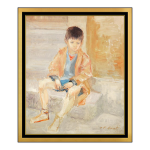 Mid 20th Century The Young Observer, Lucien Philippe Moretti