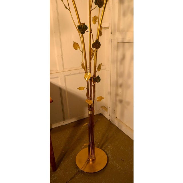 French Toleware Lamps, 1960, Set of 2 For Sale - Image 6 of 10