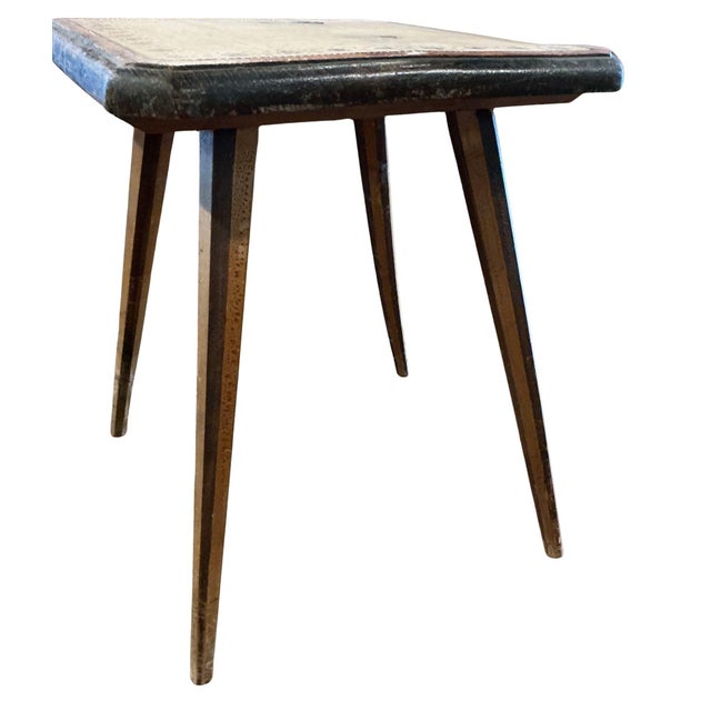 Brown Antique German Folk Art - Mountain Area Chair For Sale - Image 8 of 10