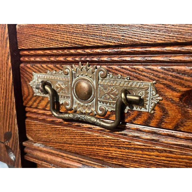 1900 Antique Eastlake Commode For Sale - Image 10 of 12