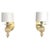 Gold Fleck Murano Glass Wall Sconces from Barbara Barry for Baker Furniture, Set of 2 For Sale - Image 13 of 13