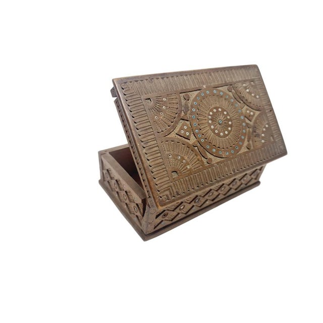 Vintage Hucul Wooden Box, 1920s For Sale - Image 6 of 16