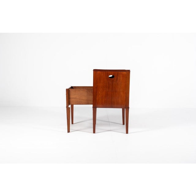 Antique Nightstand with Roller Door, 19th Century For Sale - Image 5 of 16