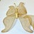 1980s Vintage Boho Chic Coastal Figurative Wicker Butterflies Sculptural Wall Objects - Set of 2 For Sale - Image 13 of 13