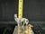Late 20th Century Silver and Gold-Tone Horse and Foal Figurine on Base For Sale - Image 10 of 11