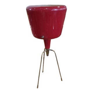 Vintage Red Table Lamp - "Stilnovo" For Sale