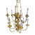 Vintage Thomas Industries 2- Tier 10 Light Williamsburg Style Chandelier For Sale
