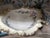 Ceramic Vintage Hand-Painted Hollywood Regency Porcelain Centerpiece Bowl With Gilt Trim & Floral Motif For Sale - Image 7 of 13