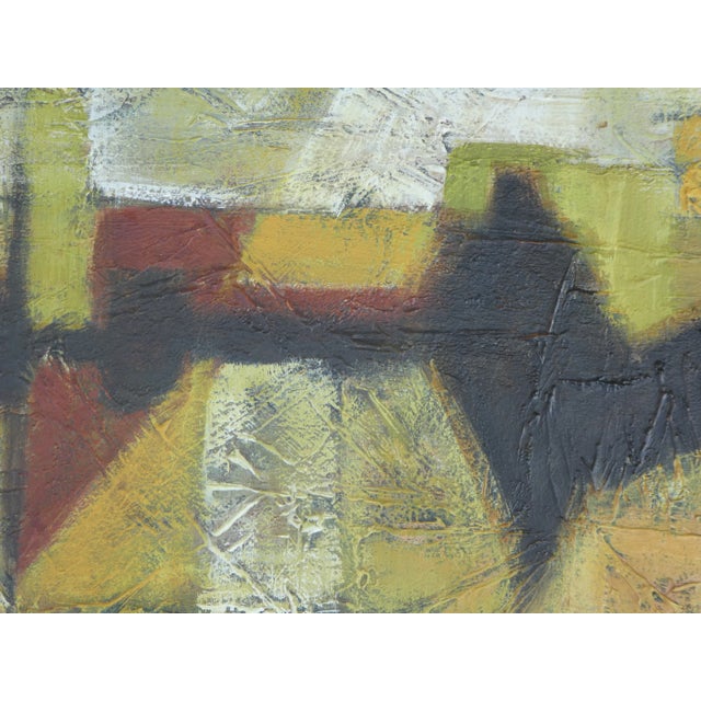 Mid-Century Modern Mid-Century Modern Abstract Expressionist Painting by Greta Corman For Sale - Image 3 of 7