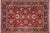 Blue Shabby Chic 1990's Floral Pak-Persian Red/Blue Wool Rug - 9'0'' X 12'5'' For Sale - Image 8 of 9