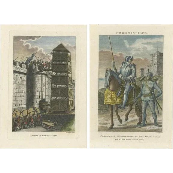 Grose, Military Scenes, 1812, Prints on Paper, Set of 2 For Sale - Image 6 of 6