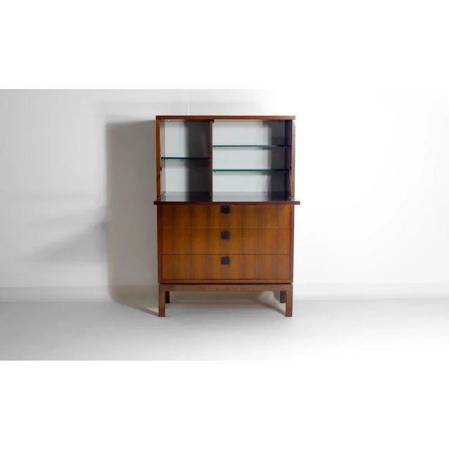 Mid-Century Modern N14 Writing Desk / Bar Cabinet by Alfred Hendrickx for Belform, 1958 For Sale - Image 3 of 13
