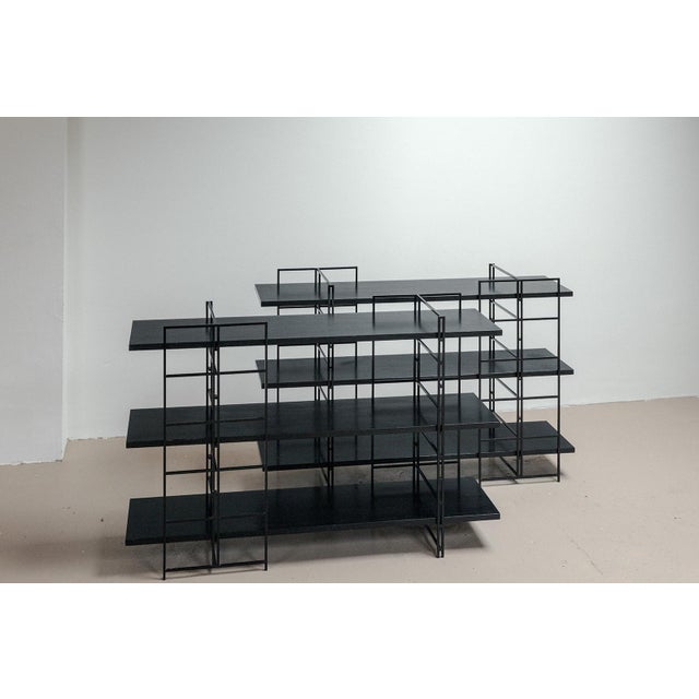 Wood Vintage Shelving Units, Germany, 1980s For Sale - Image 7 of 17