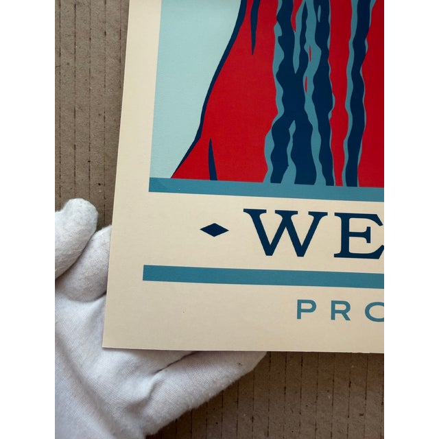 We the People Defend Dignity, Protect Each Other, Are Greater Than Fear Posters from Shepard Fairey, 2017, Set of 3 For Sale - Image 4 of 13