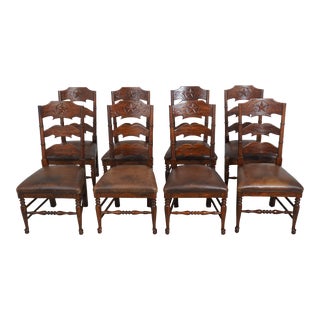 Set of 8 Theodore Alexander Castle Bromwich Dining Room Chairs For Sale