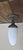 Vintage Art Deco Milk Glass Globe Flush Mount Ceiling Light Hallway Entry Fixture For Sale - Image 11 of 11