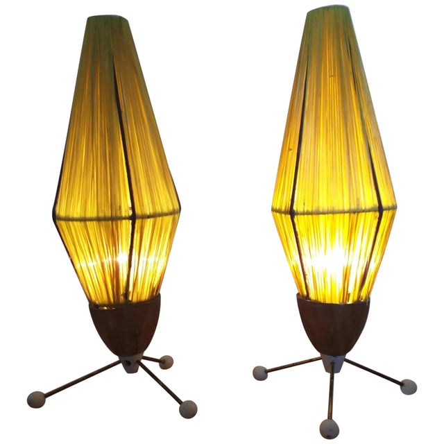 Mid-Century Rocket Table Lamps, 1960s, Set of 2 For Sale - Image 13 of 13