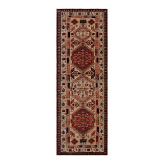 Antique Persian Runner 3x7 – Serap Style Medallion For Sale