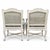 French Louis XV Style Carved Shell & Painted Caned Bergere Chairs -Pair For Sale - Image 11 of 11