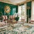 This monumental statement piece is a masterclass in Postmodern Chinoiserie. While the architectural frame is distinctly...