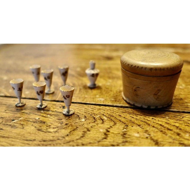 Hand Made Sycamore Treen Pots 1 with Miniatures, Set of 3 For Sale - Image 5 of 7