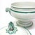 Green Early 20th Century Vintage White and Green Soup Tureen For Sale - Image 8 of 10