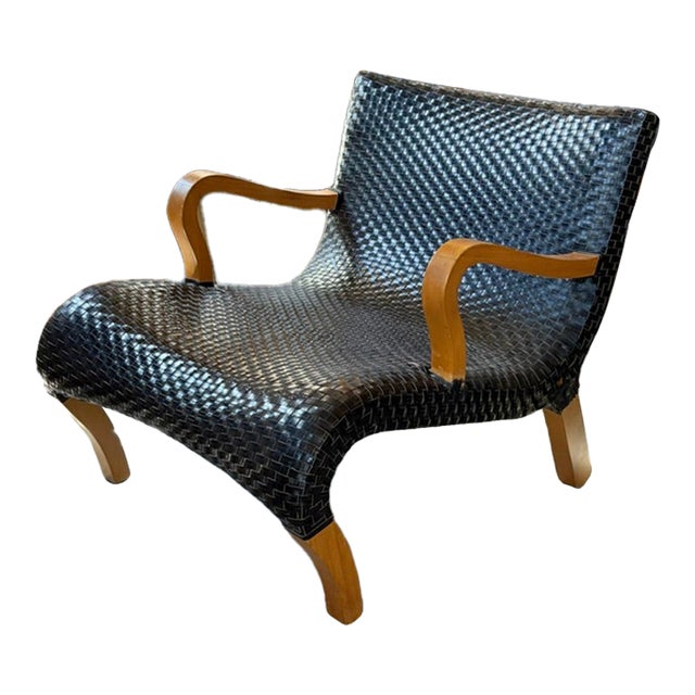 "Compagnia Delle Filippine" Leather Chair by Antonio Citterio for B&b Italia For Sale