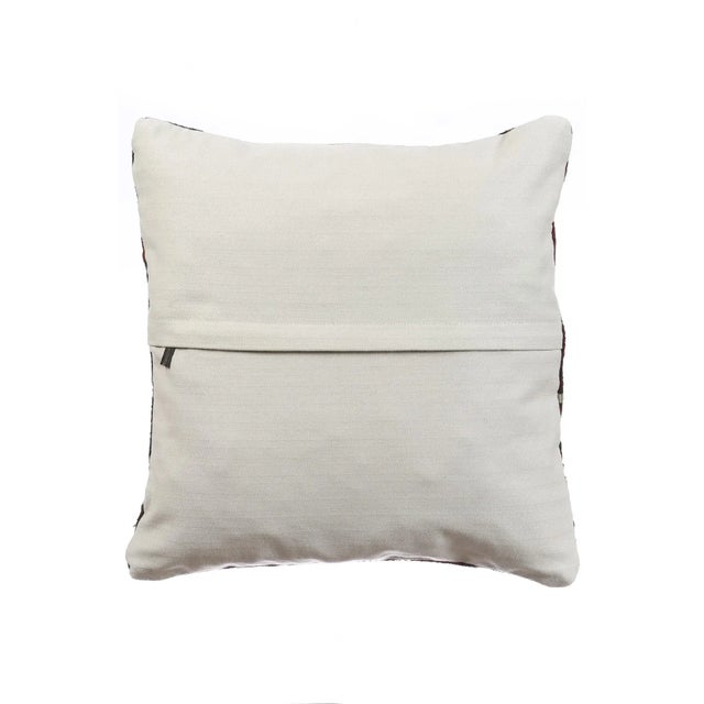 Mid-Century Modern Decorative Turkish Kilim Pillow Cover For Sale - Image 3 of 4