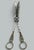 English Antique Vintage Sterling Silver Grape Scissors Shears Atkin Brothers 3.5 Ozs 1899 For Sale - Image 3 of 9