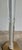 Original retail $2895, stylish Revelation Modern Quartz Shimmer Floor Lamp, white mandated silk shade, hexagonal brass...