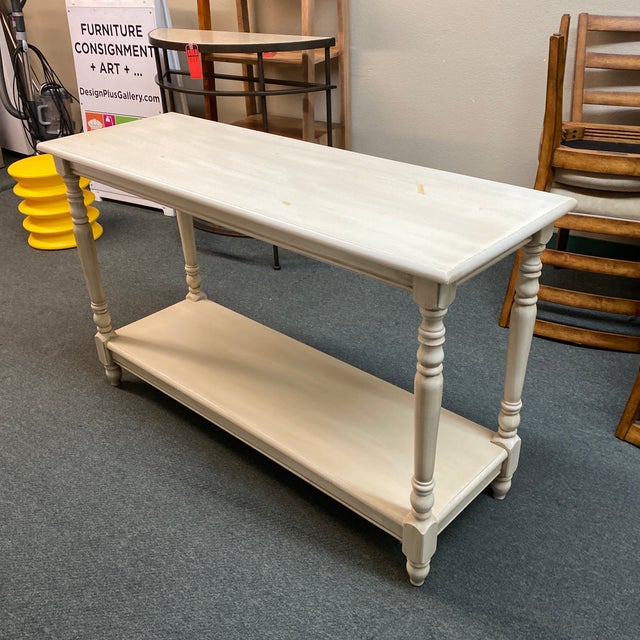 Ballard Designs White Console Table Chairish
