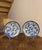Antique Japanese Imari Blue and White Chargers, 1900s, Set of 2 For Sale - Image 3 of 7